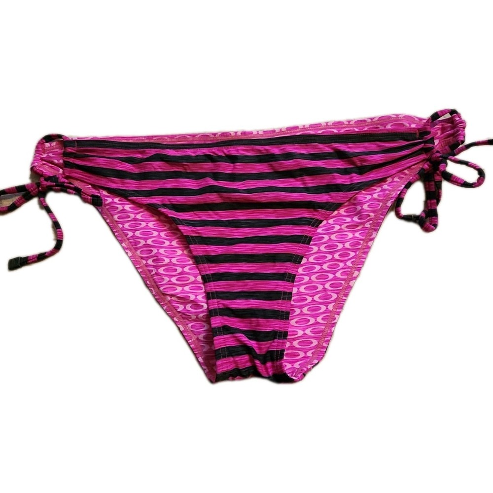 Oakley Swimsuit Bottoms Reversible Pink and Gray Size Large XL Women's